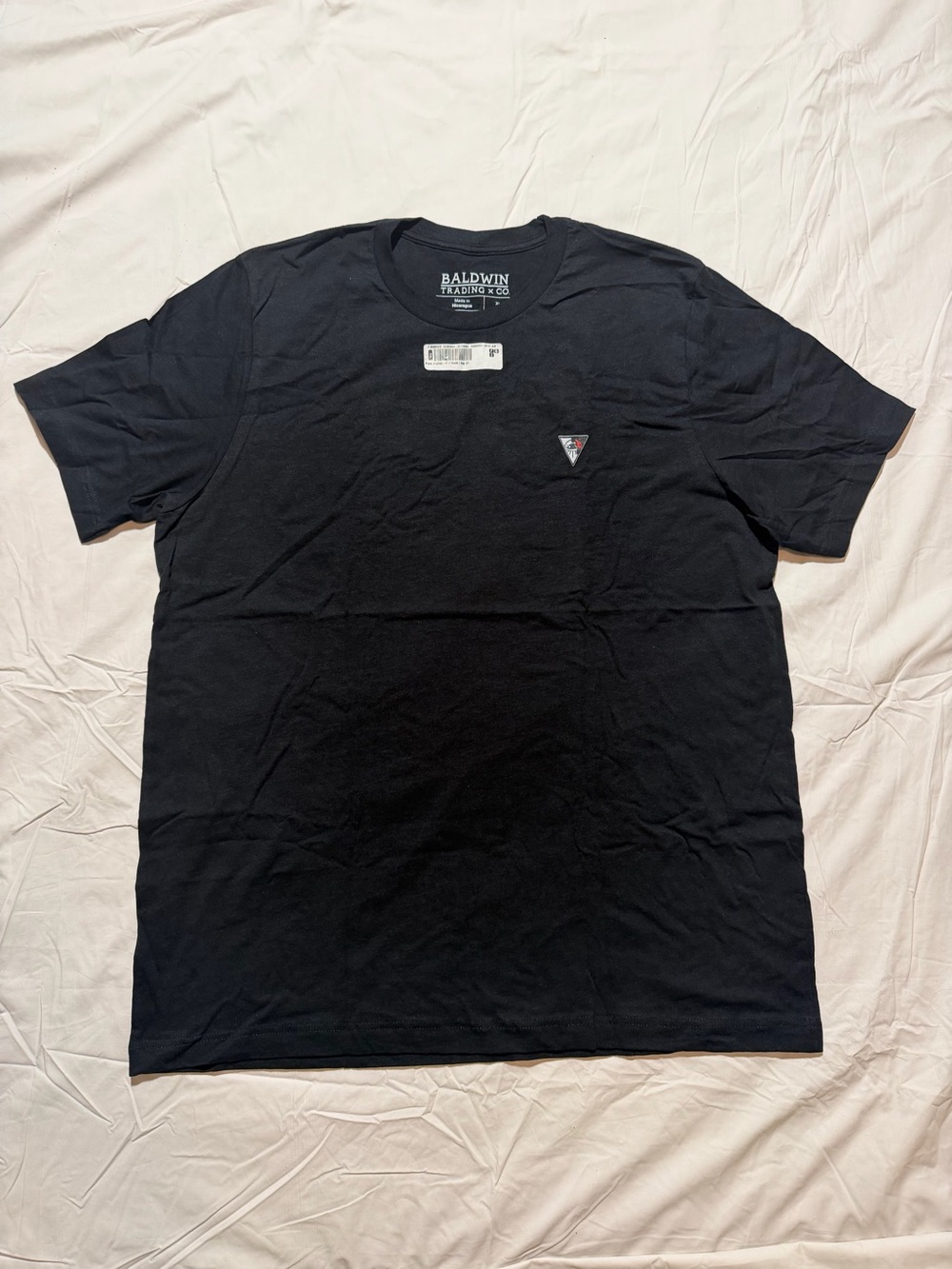 NWT Baldwin Trading Co Men’s XL Black Graphic T-Shirt